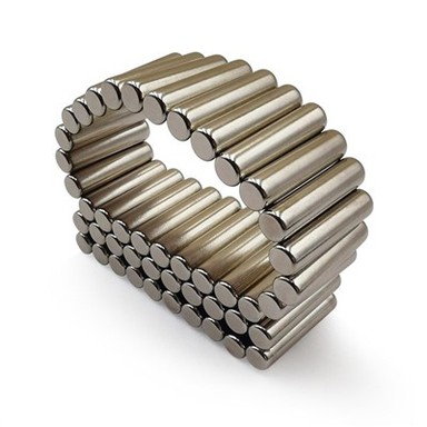 Magnete cilindrico magnetizzato radialmente NdFeB